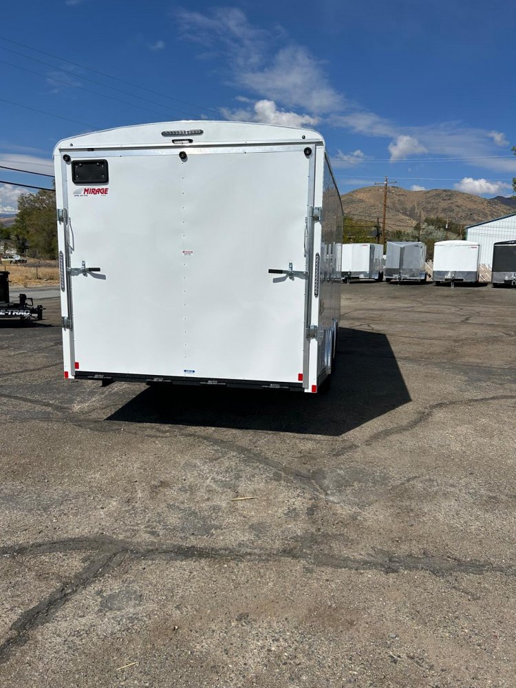 8.5 x 24 Xtreme Sport Round Top V-Nose Enclosed Trailer