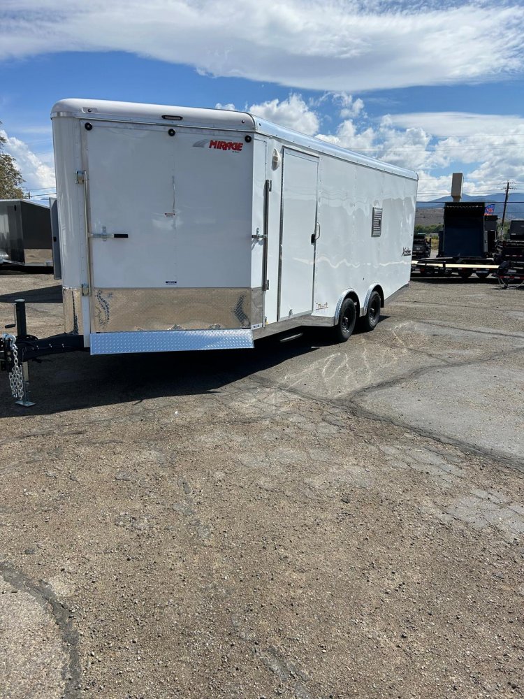 8.5 x 24 Xtreme Sport Round Top V-Nose Enclosed Trailer