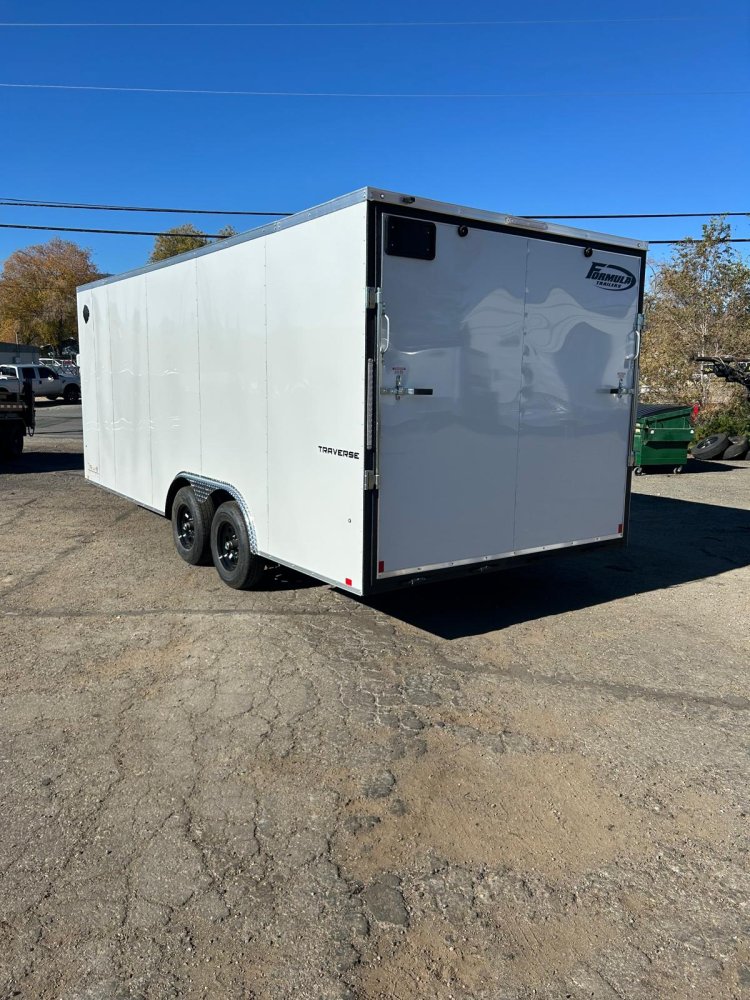 8.5x20 Formula Traverse Flat Top V-Nose Car Hauler - 10K GVWR | D1 Trailers Carson City, NV