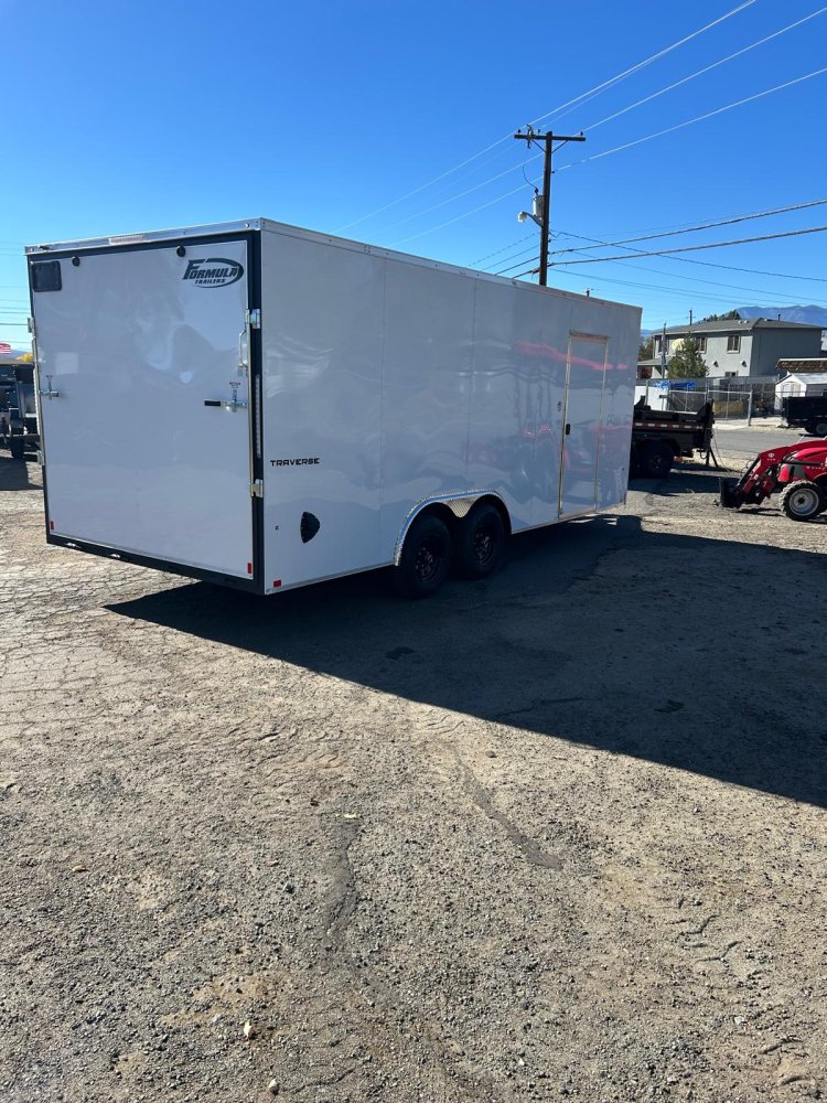 8.5x20 Formula Traverse Flat Top V-Nose Car Hauler - 10K GVWR | D1 Trailers Carson City, NV