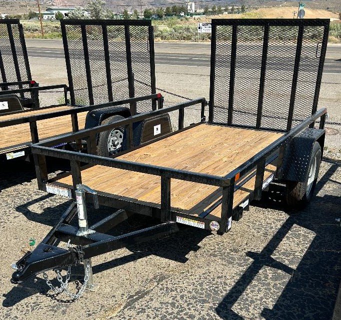 5x10 Sure-Trac Tube Top Utility Trailer - 3K GVWR | Black | For Sale in Carson City, NV