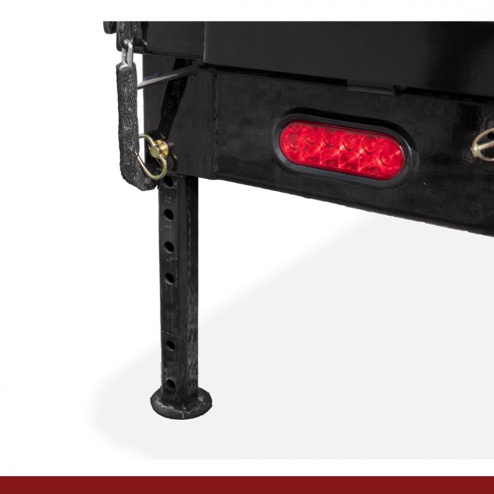82" x 14, 17.6K Sure-Trac Dump - PRO SERIES TELESCOPIC 4' SIDES Hydraulic Dump Trailer