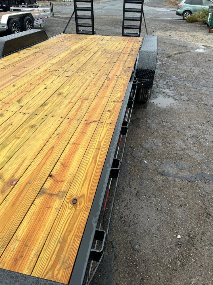 7x20 (18+2) Sure-Trac Equipment Trailer - 16K GVWR | Black | Heavy-Duty Hauler in Carson City, NV