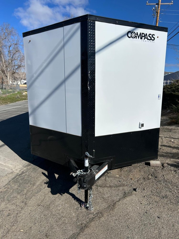 8.5x20 Jasper SE Flat Top Sloped V-Nose Enclosed Trailer Upgraded | Carson City, NV