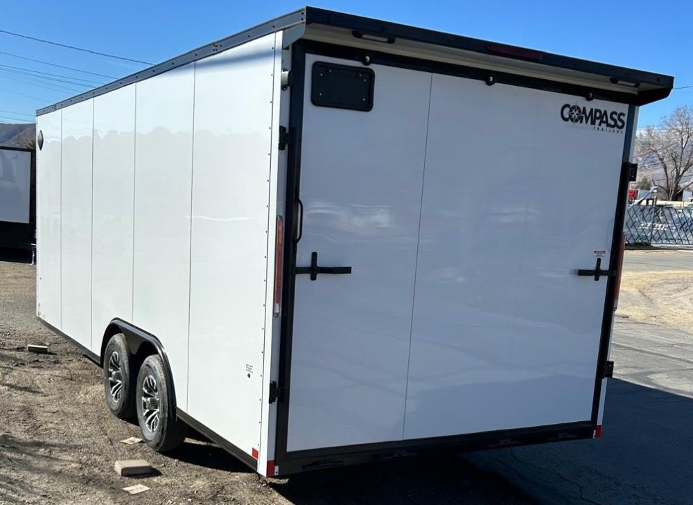 8.5x20 Jasper SE Flat Top Sloped V-Nose Enclosed Trailer Upgraded | Carson City, NV