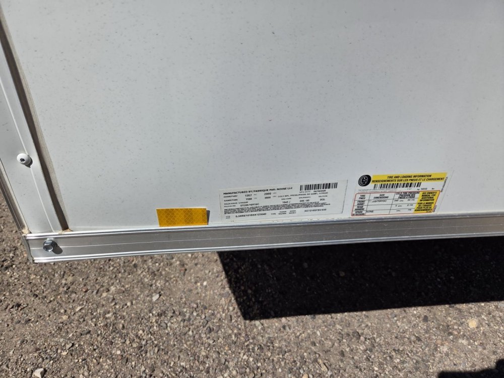 6x10 Indigo DLX Flat Top V-Nose Enclosed Cargo Trailer