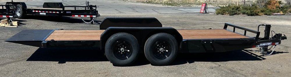 7x18 Sure-Trac Tilt Bed Equipment Trailer - 14K GVWR - Black | Carson City, NV