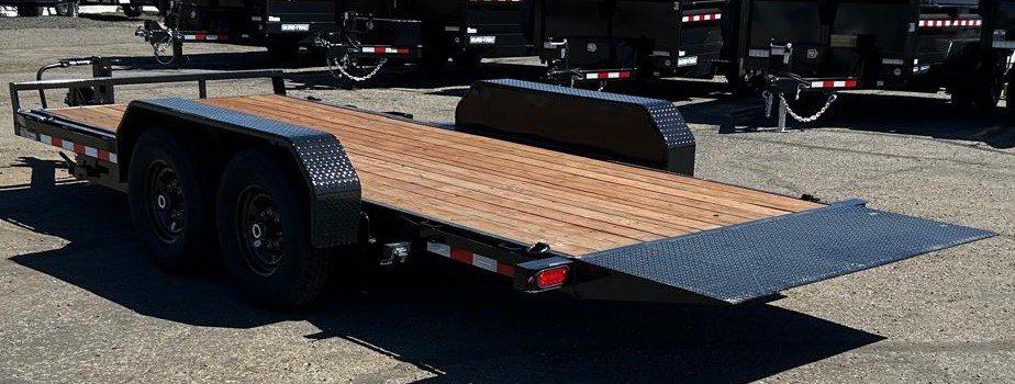 7x18 Sure-Trac Tilt Bed Equipment Trailer - 14K GVWR - Black | Carson City, NV