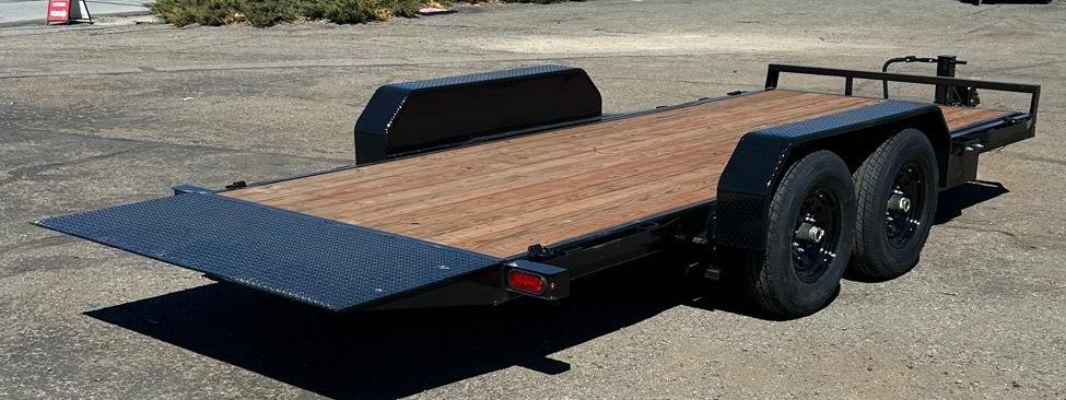 7x18 Sure-Trac Tilt Bed Equipment Trailer - 14K GVWR - Black | Carson City, NV