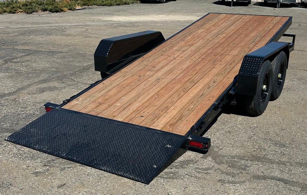 7x18 Sure-Trac Tilt Bed Equipment Trailer - 14K GVWR - Black | Carson City, NV
