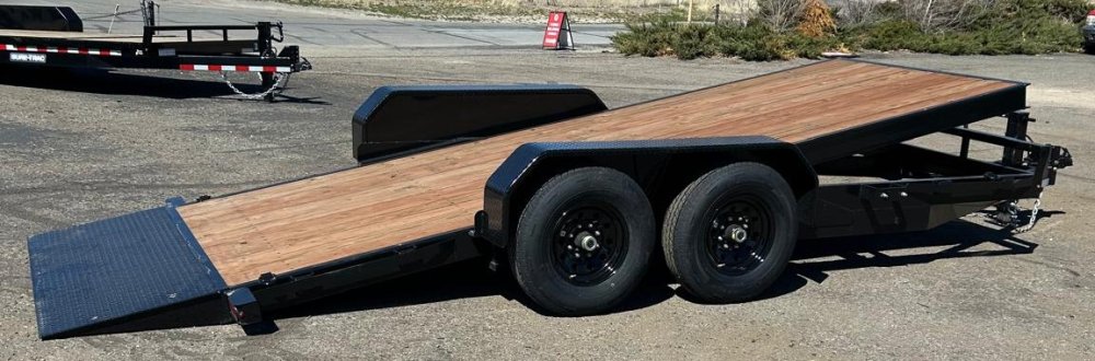 7x18 Sure-Trac Tilt Bed Equipment Trailer - 14K GVWR - Black | Carson City, NV