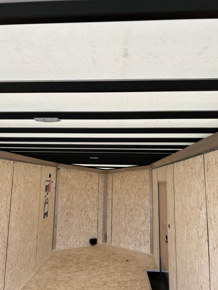 8.5' x 20' Formula Quest Enclosed Cargo Trailer - Black Composite