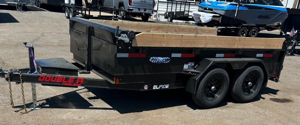 6x12 Excel Series Low Profile Dump Trailer - 10K GVWR