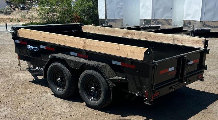 6x12 Excel Series Low Profile Dump Trailer - 10K GVWR