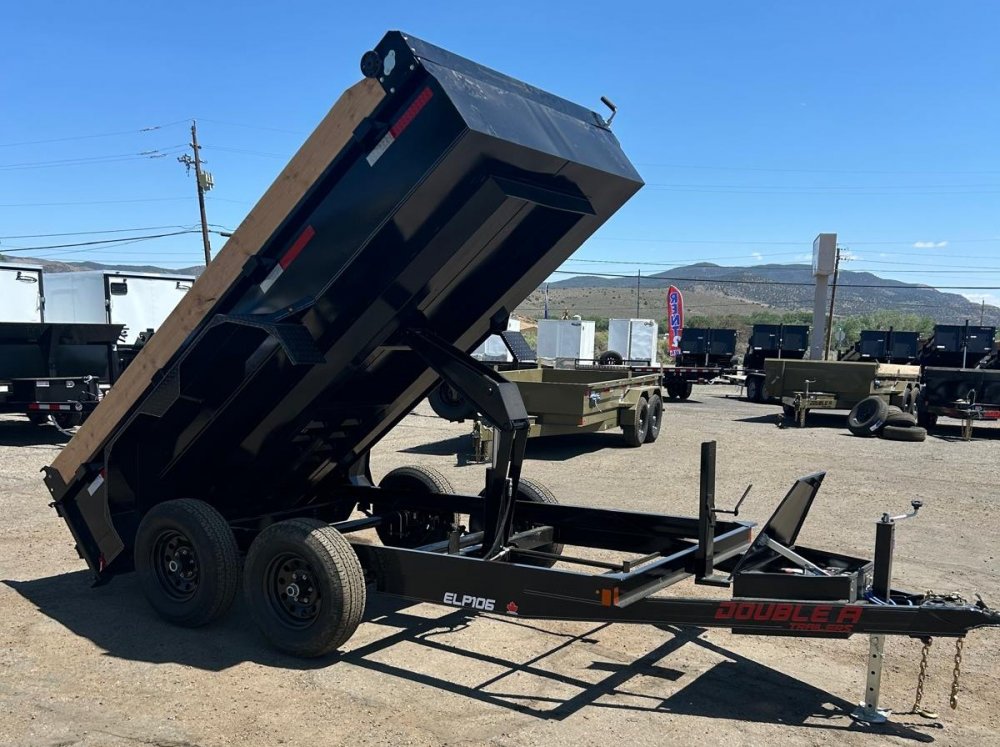 6x12 Excel Series Low Profile Dump Trailer - 10K GVWR