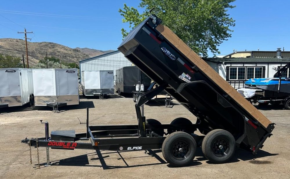 6x12 Excel Series Low Profile Dump Trailer - 10K GVWR