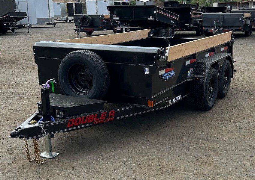 6x12 Excel Series Low Profile Dump Trailer - 10K GVWR