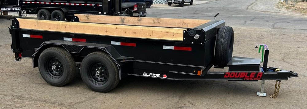 6x12 Excel Series Low Profile Dump Trailer - 10K GVWR