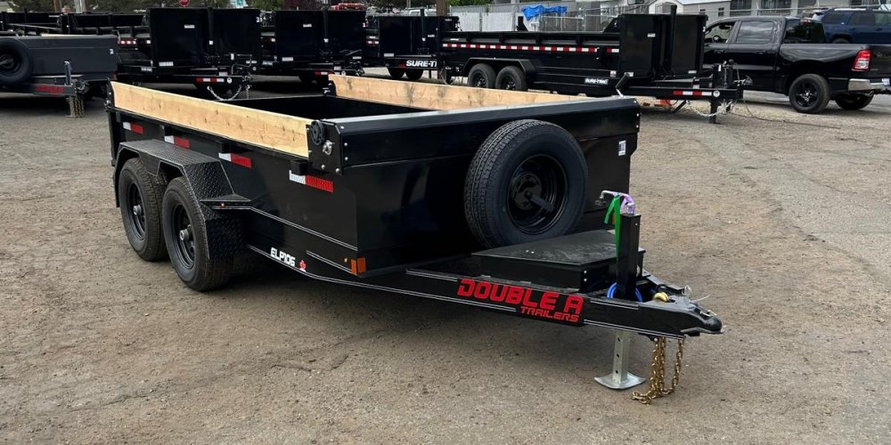 6x12 Excel Series Low Profile Dump Trailer - 10K GVWR