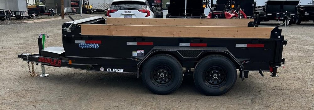 6x12 Excel Series Low Profile Dump Trailer - 10K GVWR