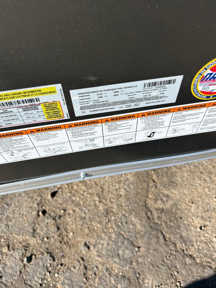 7x14 Mirage XE Flat Top V-Nose Enclosed Cargo Trailer - Charcoal | D1 Trailers Carson City, NV