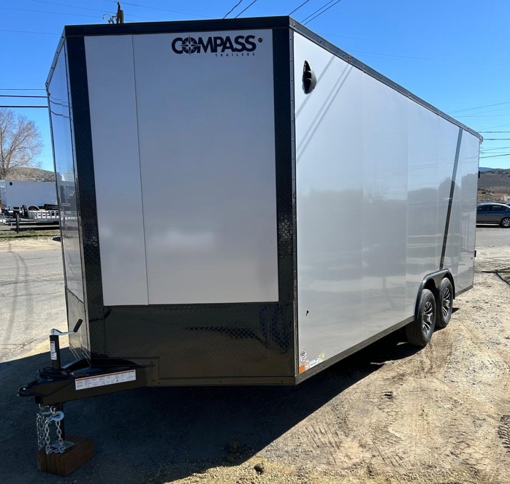 8.5x20 Jasper SE Flat Top Sloped V-Nose Enclosed Trailer | Carson City, NV