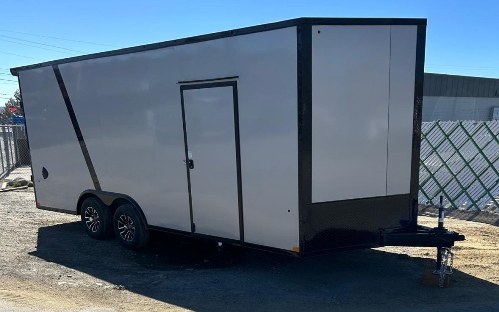 8.5x20 Jasper SE Flat Top Sloped V-Nose Enclosed Trailer | Carson City, NV