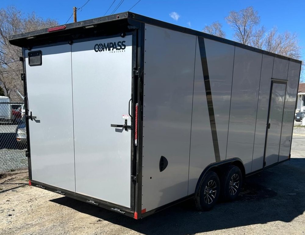 8.5x20 Jasper SE Flat Top Sloped V-Nose Enclosed Trailer | Carson City, NV