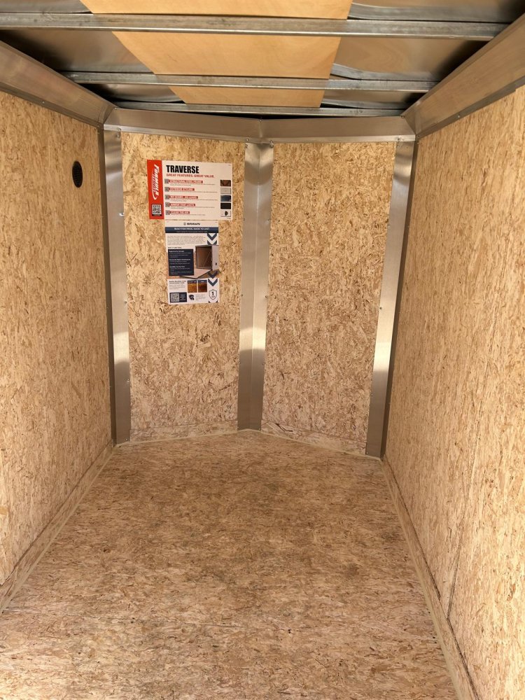5x8 Formula Traverse Flat Top V-Nose Enclosed Trailer - 3K GVWR - Charcoal | Carson City, NV