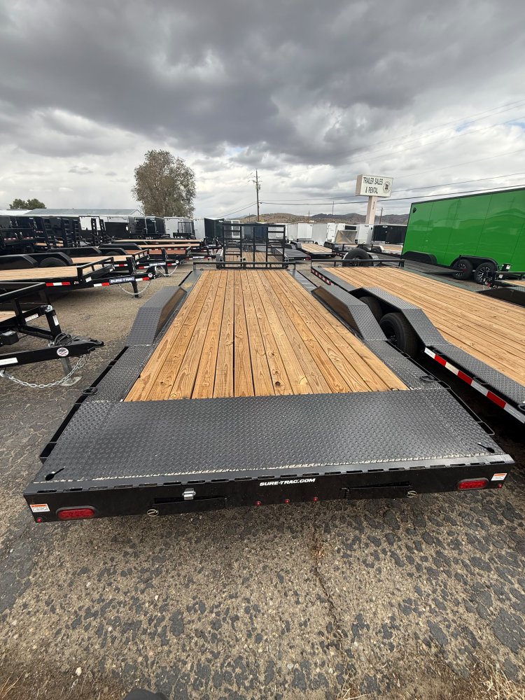 8.5x20 (18+2) Sure-Trac Full Width Car Hauler - 10K GVWR - Black | Carson City, NV