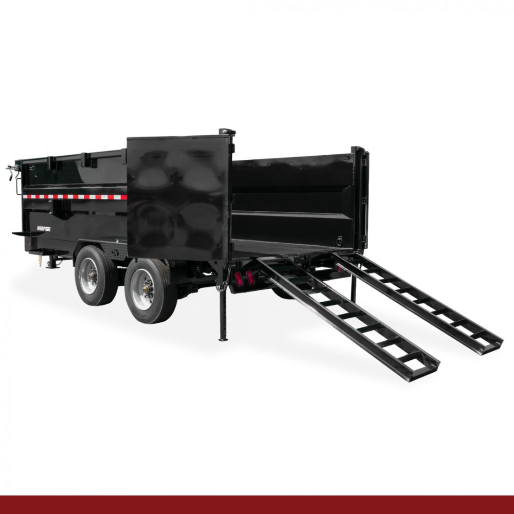 82" x 16', 22.5K Sure-Trac Dump - PRO SERIES SUPER DUTY Hydraulic Dump Trailer