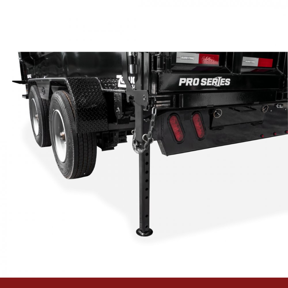 82" x 16', 22.5K Sure-Trac Dump - PRO SERIES SUPER DUTY Hydraulic Dump Trailer