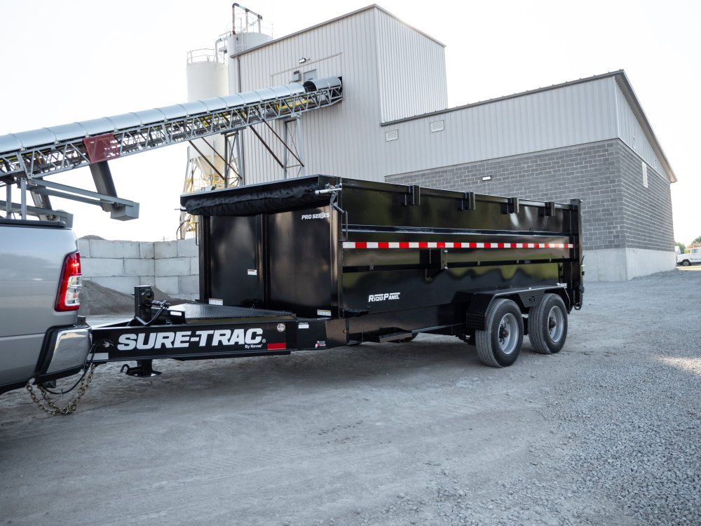 82" x 16', 22.5K Sure-Trac Dump - PRO SERIES SUPER DUTY Hydraulic Dump Trailer