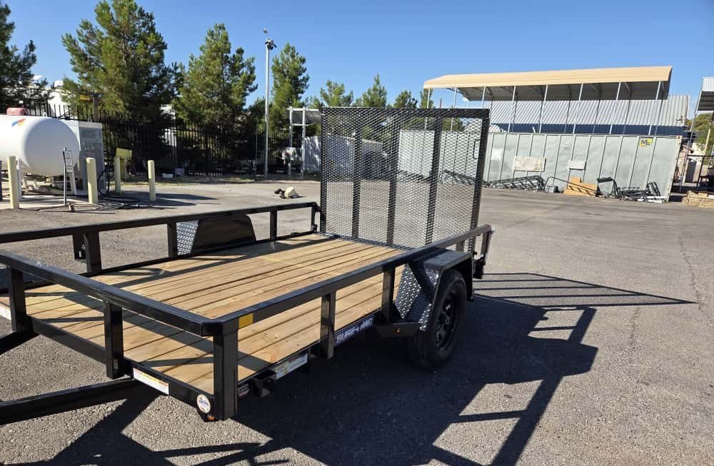 6x12 Sure-Trac Tube Top Utility Trailer, 2990 GVWR