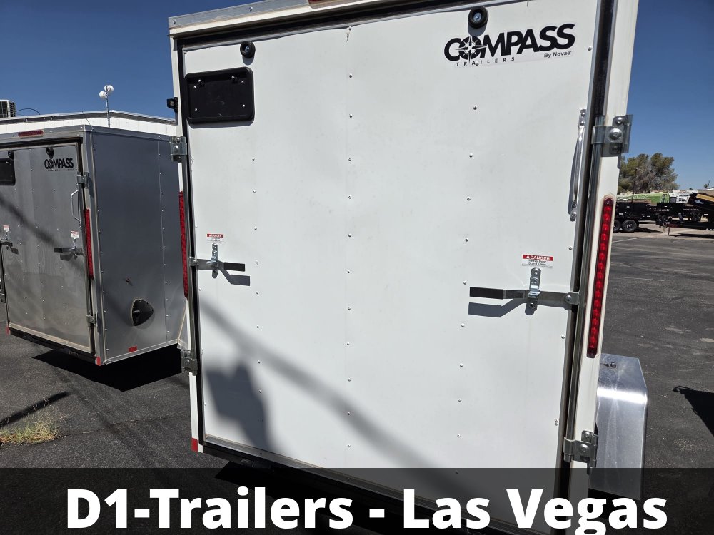 6x10 Indigo DLX Flat Top V-Nose Enclosed Cargo Trailer