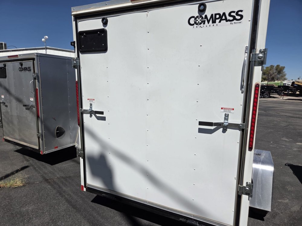 6x10 Indigo DLX Flat Top V-Nose Enclosed Cargo Trailer