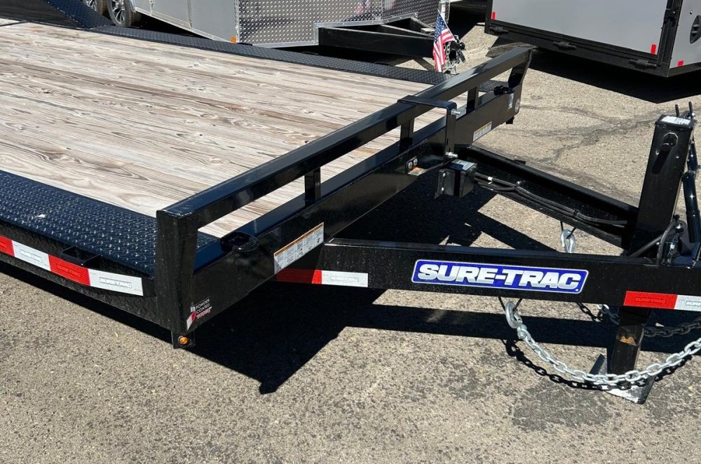 8.5x22 (20+2) Sure-Trac Full Width Car Hauler - 10K GVWR - Black | Carson City, NV