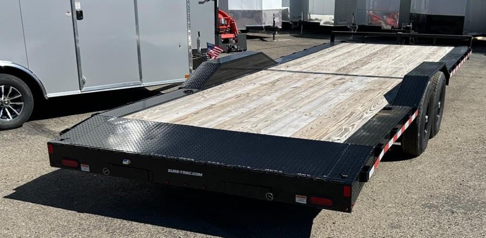 8.5x22 (20+2) Sure-Trac Full Width Car Hauler - 10K GVWR - Black | Carson City, NV