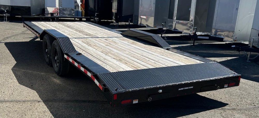 8.5x22 (20+2) Sure-Trac Full Width Car Hauler - 10K GVWR - Black | Carson City, NV