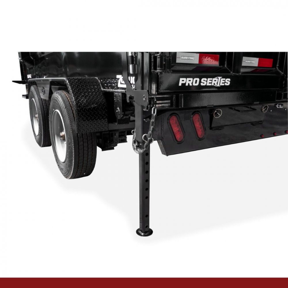 82" x 18', 22.5K Sure-Trac Dump - PRO SERIES SUPER DUTY Hydraulic Dump Trailer