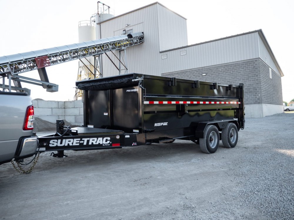 82" x 18', 22.5K Sure-Trac Dump - PRO SERIES SUPER DUTY Hydraulic Dump Trailer