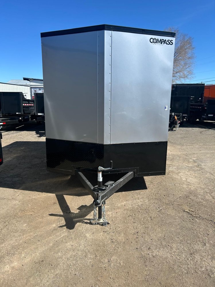 7x12 Indigo DLX Flat Top V-Nose Enclosed Trailer - 3.5K GVWR | Carson City, NV
