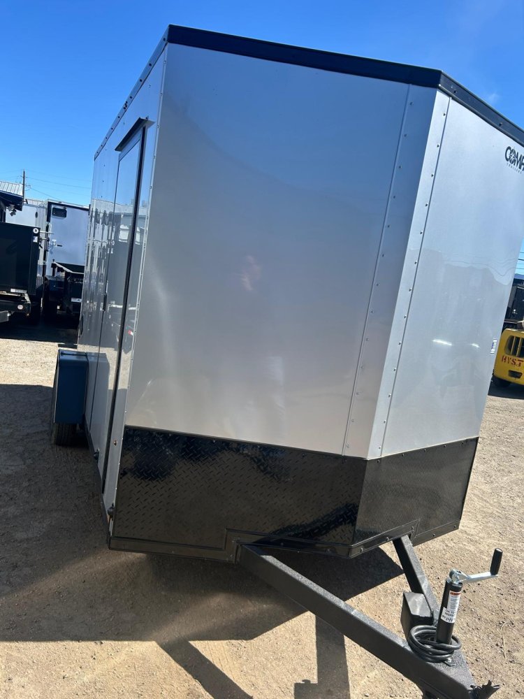 7x12 Indigo DLX Flat Top V-Nose Enclosed Trailer - 3.5K GVWR | Carson City, NV
