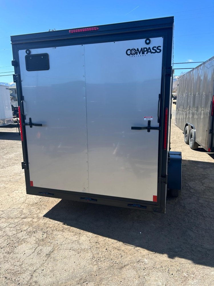 7x12 Indigo DLX Flat Top V-Nose Enclosed Trailer - 3.5K GVWR | Carson City, NV