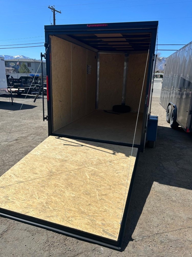 7x12 Indigo DLX Flat Top V-Nose Enclosed Trailer - 3.5K GVWR | Carson City, NV