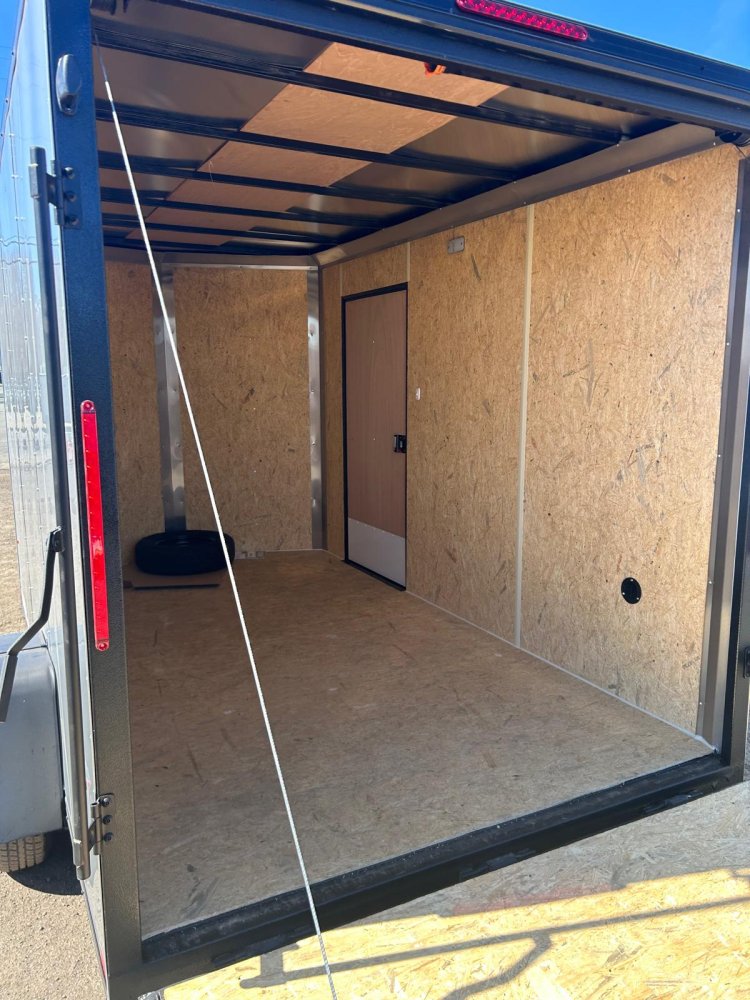 7x12 Indigo DLX Flat Top V-Nose Enclosed Trailer - 3.5K GVWR | Carson City, NV
