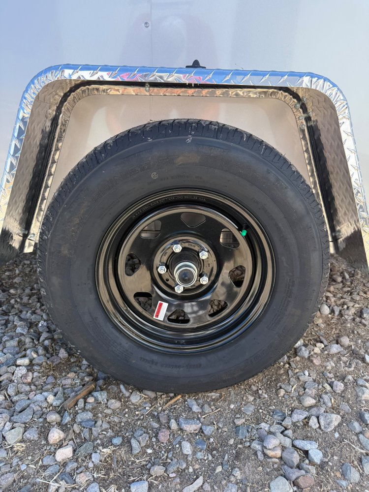 5x10 Traverse Flat Top V-Nose Enclosed Cargo Trailer 3K GVWR - Silver | Carson City, NV