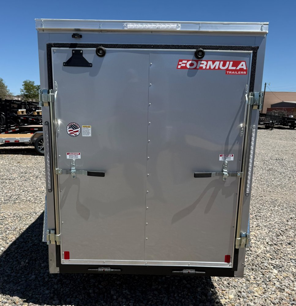 5x10 Traverse Flat Top V-Nose Enclosed Cargo Trailer 3K GVWR - Silver | Carson City, NV