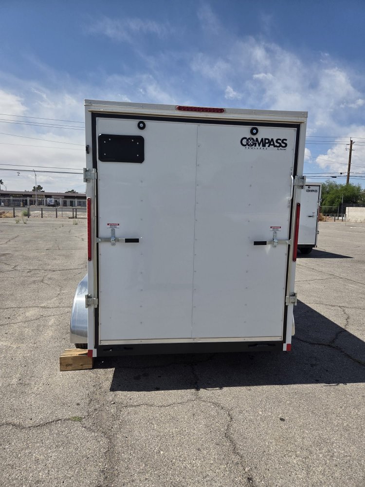 6x12 Indigo DLX Flat Top V-Nose Enclosed Cargo Trailer (7K GVWR) - For Sale in Nevada