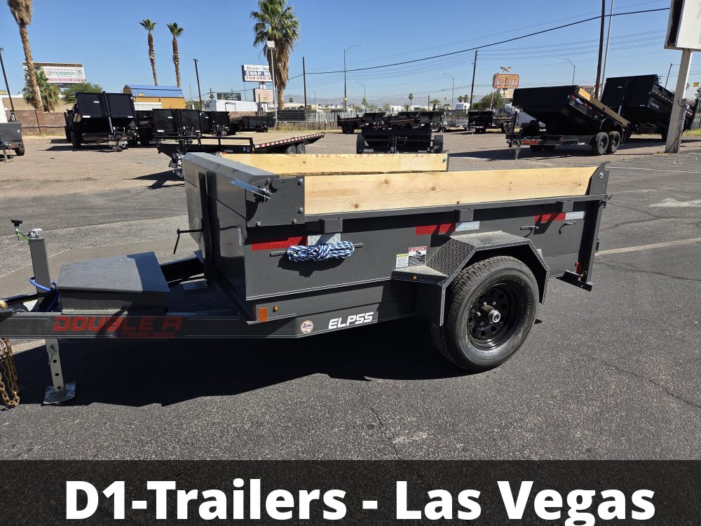5x8 Double A Excel Series - 5K GVWR Low Profile Dump Trailer